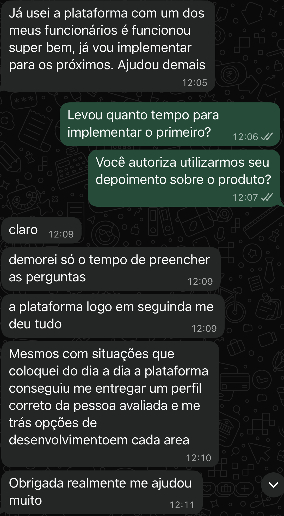 Depoimento real: líder conta que implementou o PDI no tempo de preencher as perguntas e recebeu perfil correto do avaliado